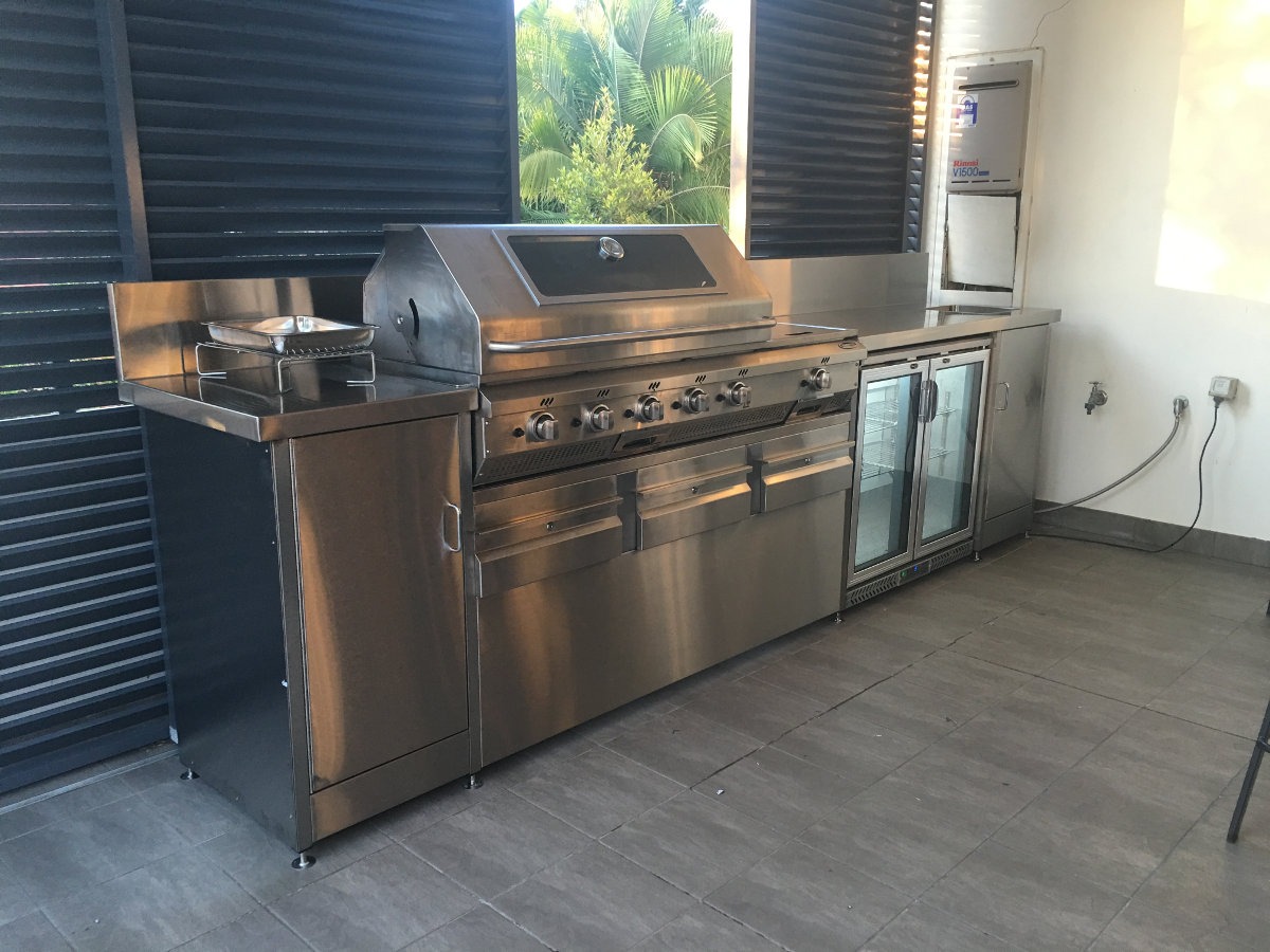 stainless steel bbq cabinets
